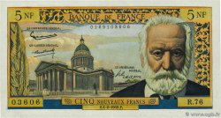 5 Nouveaux Francs VICTOR HUGO FRANCE  1962 F.56.10 UNC-