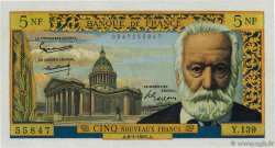 5 Nouveaux Francs VICTOR HUGO FRANCIA  1965 F.56.18 q.FDC