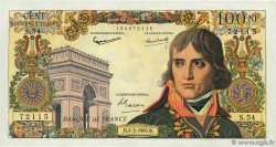 100 Nouveaux Francs BONAPARTE FRANCIA  1960 F.59.05 q.AU