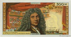 500 Nouveaux Francs MOLIÈRE FRANCE  1963 F.60.05 AU-