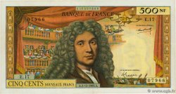 500 Nouveaux Francs MOLIÈRE FRANCE  1964 F.60.07 SUP