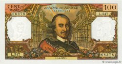 100 Francs CORNEILLE FRANCE  1971 F.65.35 XF+