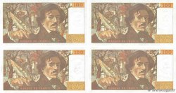100 Francs DELACROIX modifié Consécutifs FRANCIA  1984 F.69.08a AU