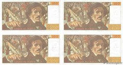 100 Francs DELACROIX modifié Consécutifs FRANCE  1984 F.69.08a AU