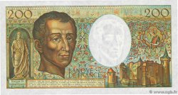 200 Francs MONTESQUIEU Petit numéro FRANKREICH  1981 F.70.01A1 fST+