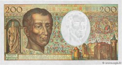 200 Francs MONTESQUIEU Modifié FRANCIA  1994 F.70/2.01 FDC