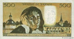 500 Francs PASCAL FRANCE  1968 F.71.02 TB+