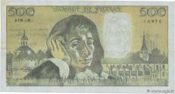500 Francs PASCAL Faux FRANKREICH  1992 F.71.49 fVZ