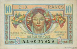 10 Francs TRÉSOR FRANÇAIS FRANKREICH  1947 VF.30.01 VZ