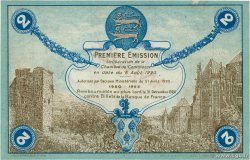 2 Francs Annulé FRANCE Regionalismus und verschiedenen Fécamp 1920 JP.058.06 fST