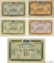 5 Centimes à 1 Franc Lot FRANCE regionalismo y varios  1923 JP.135- MBC a EBC