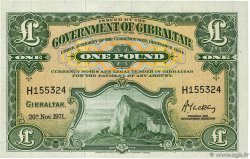 1 Pound GIBILTERRA  1971 P.18b q.FDC