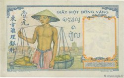 1 Piastre FRANZÖSISCHE-INDOCHINA  1936 P.054b VZ+