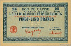 25 Francs LUXEMBOURG  1919 P.31a pr.NEUF