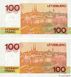 100 Francs Lot LUSSEMBURGO  1986 P.58b FDC