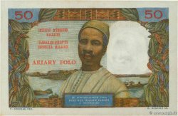 50 Francs - 10 Ariary MADAGASKAR  1962 P.061 fST