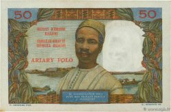 50 Francs - 10 Ariary MADAGASKAR  1962 P.061 fST