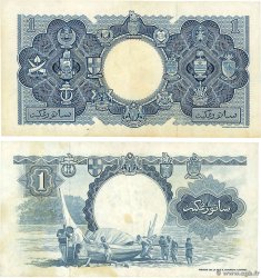 1 Dollar Lot MALAYA and BRITISH BORNEO  1953 P.01a et P.08A VF