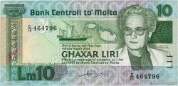 10 Liri MALTA  1986 P.39 UNC