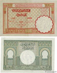 5 et 50 Francs Lot MARUECOS  1941 P.23Ab et P.44 MBC+