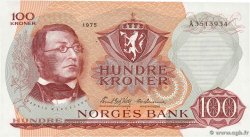 100 Kroner NORVÈGE  1975 P.38g fST+