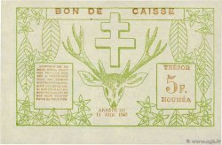 5 Francs NOUVELLE CALÉDONIE  1943 P.58 SPL+