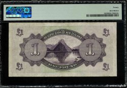 1 Pound Petit numéro NOUVELLE-ZÉLANDE  1934 P.155 TB
