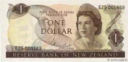 1 Dollar Petit numéro NOUVELLE-ZÉLANDE  1977 P.163d pr.NEUF