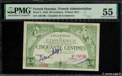 50 Centimes OCÉANIE  1919 P.02b SPL