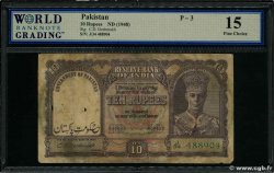 10 Rupees PAKISTáN  1948 P.03 BC