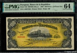 100 Pesos PARAGUAY  1907 P.159 q.FDC