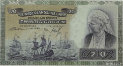 20 Gulden NETHERLANDS  1941 P.054 AU