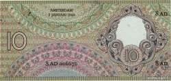 10 Gulden Annulé NETHERLANDS  1943 P.059 UNC-