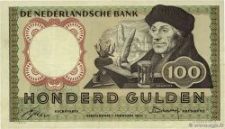 100 Gulden NETHERLANDS  1953 P.088 VF