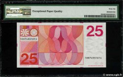 25 Gulden NETHERLANDS  1971 P.092b UNC