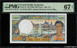 500 Francs Numéro radar FRENCH PACIFIC TERRITORIES  2000 P.01g UNC