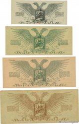 50 Kopecks et 1, 3, 10  Roubles Lot RUSSIE  1919 PS.0202, PS.0203, PS.0204 et PS.0206 SPL