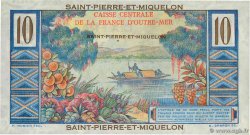 10 Francs Colbert SAINT PIERRE E MIQUELON  1946 P.23 q.FDC