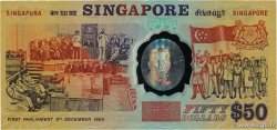 50 Dollars Commémoratif SINGAPUR  1990 P.31 VZ+