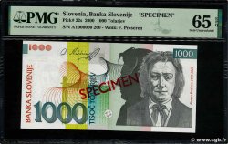 1000 Tolarjev Spécimen SLOVENIA  2000 P.22s  FDC