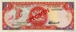 1 Dollar Spécimen TRINIDAD E TOBAGO  1985 P.36cs q.FDC