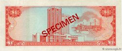 1 Dollar Spécimen TRINIDAD E TOBAGO  1985 P.36cs q.FDC