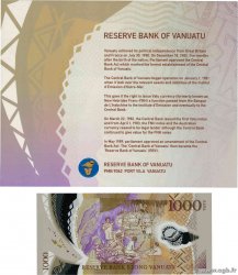 1000 Vatu Commémoratif VANUATU  2020 P.21 FDC