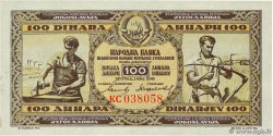 100 Dinara YUGOSLAVIA  1946 P.065b q.FDC