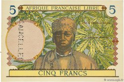5 Francs Essai AFRIQUE ÉQUATORIALE FRANÇAISE Brazzaville 1934 P.- (06var)