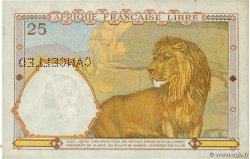 25 Francs Spécimen FRENCH EQUATORIAL AFRICA Brazzaville 1941 P.07s AU