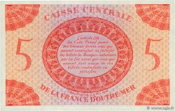 5 Francs FRENCH EQUATORIAL AFRICA  1943 P.15c UNC-