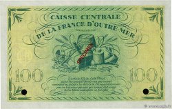100 Francs Spécimen FRENCH EQUATORIAL AFRICA Brazzaville 1946 P.18s UNC