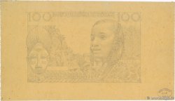 100 Francs Dessin FRENCH WEST AFRICA  1950 P.-