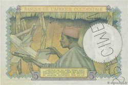 5 Francs Spécimen FRENCH WEST AFRICA (1895-1958)  1941 P.25s UNC-